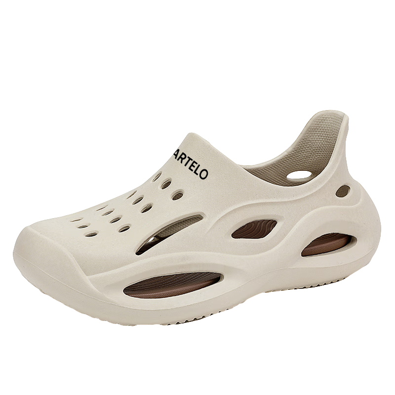 CARTELO Men's Sandals, Summer Breathable Beach Shoes, Comfortable Closed-Toe Men's Sandals