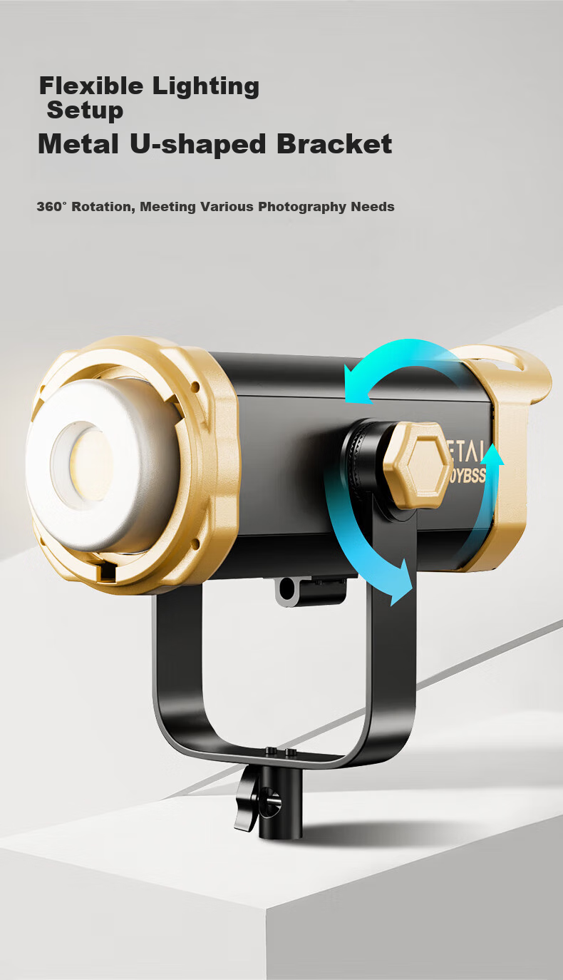 Jimantu Live Streaming Fill Light 300W Professional COB Photography Light, Indoor Studio Shooting Live Stream Room Spherical Light, Deep Mouth Parabolic Softbox, Video Shooting Sunlight Lamp 14