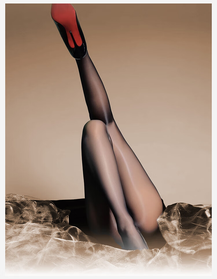 JOAE [Oily Smooth] Horse Oil Aurora Silk Stockings for Women, Summer Fine Sexy Ultra-Thin Flesh-Colored Pantyhose, 2 Pairs 7