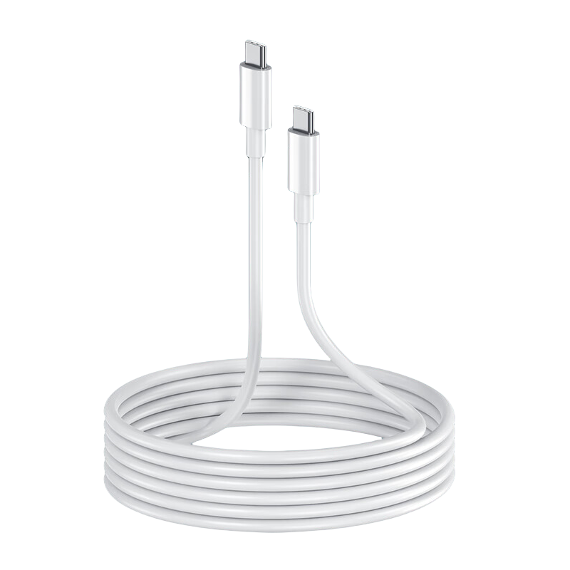 ESCASE Type-C Data Cable, Fast Charging Cord, 100W Fast Charge, PD Fast Charge, 5A, 2 Meters, E Chip, Student Party, Car Use, Business Trip, Multi-Device, CC-100 TPE Material