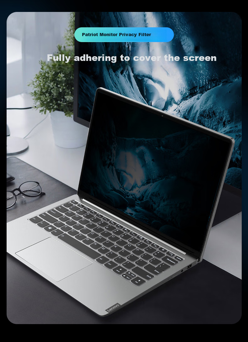 Aigo Computer Privacy Screen Protector, Monitor Privacy Film, Laptop And Desktop Anti-Peeping Film, Privacy Protection Screen, 23.8 Inches (16:9) 9