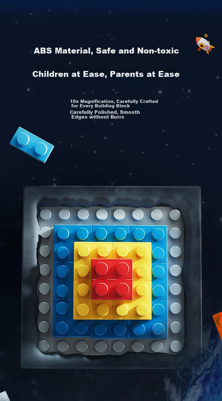 QZCX Building Blocks Chinese Aerospace Rocket Model Educational Toy for Boys Aged 6-8 Birthday Gift 5