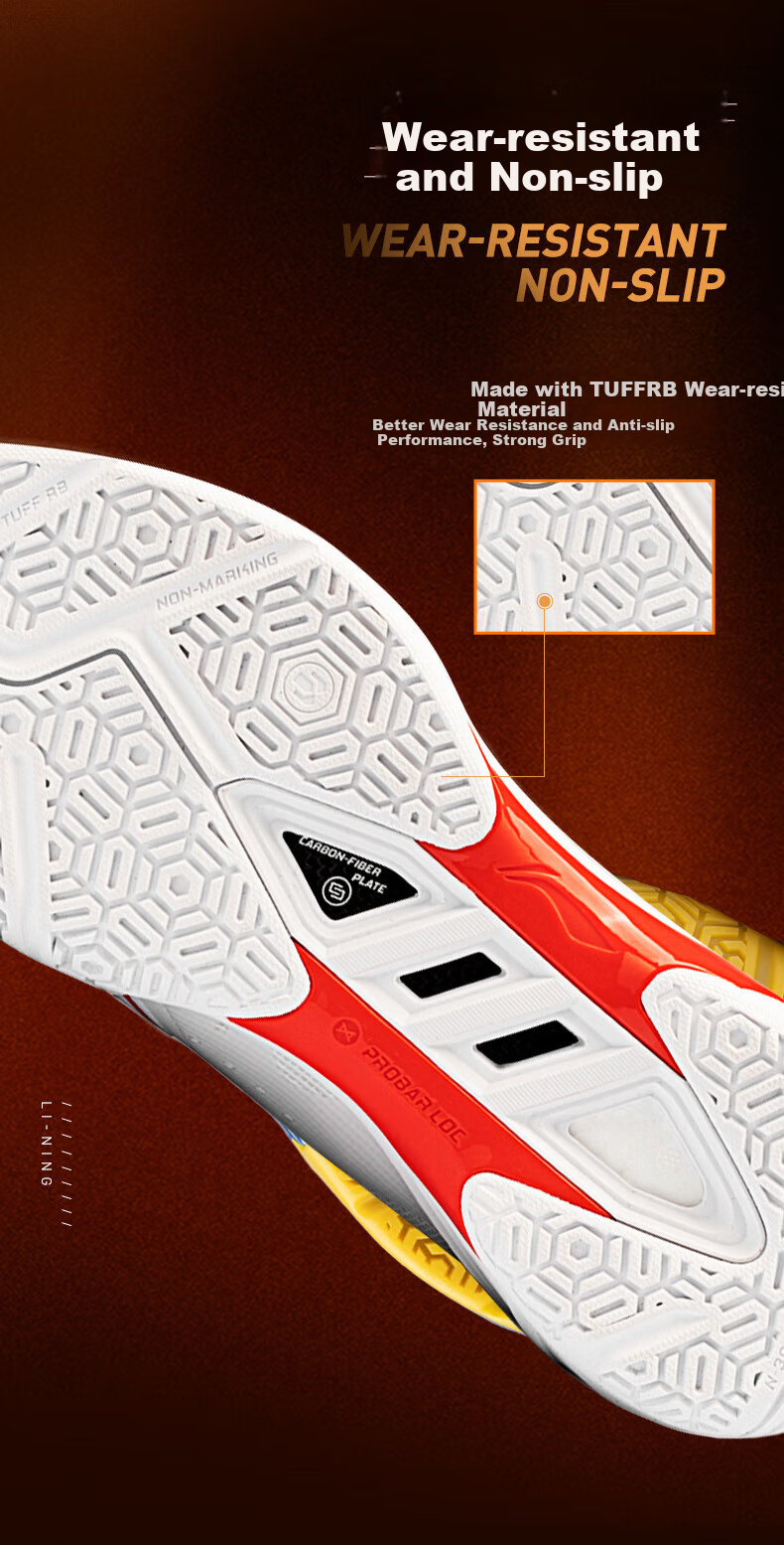 Li-Ning Badminton Shoes, Zhanji 2.0, Unisex Professional Badminton Shoes, Balanced Performance, Anti-Twist And Shock-Absorbing 5
