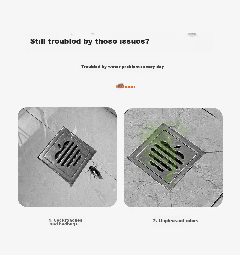 Youjialiangpin Silicone Floor Drain Anti-Odor Cover, Bathroom Drain Seal Cover, Anti-Smell Washing Machine Floor Drai 1
