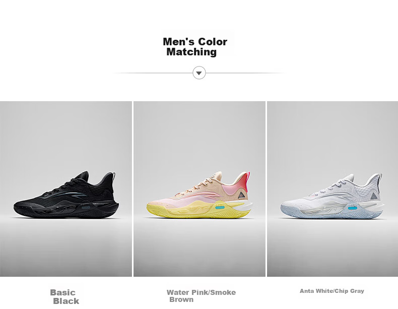 ANTA [KAI SPEED] Owen Pioneer 1st Generation | Nitrogen Technology Cushioning, Wear-Resistant Low-Top Basketball Shoes for Me 22