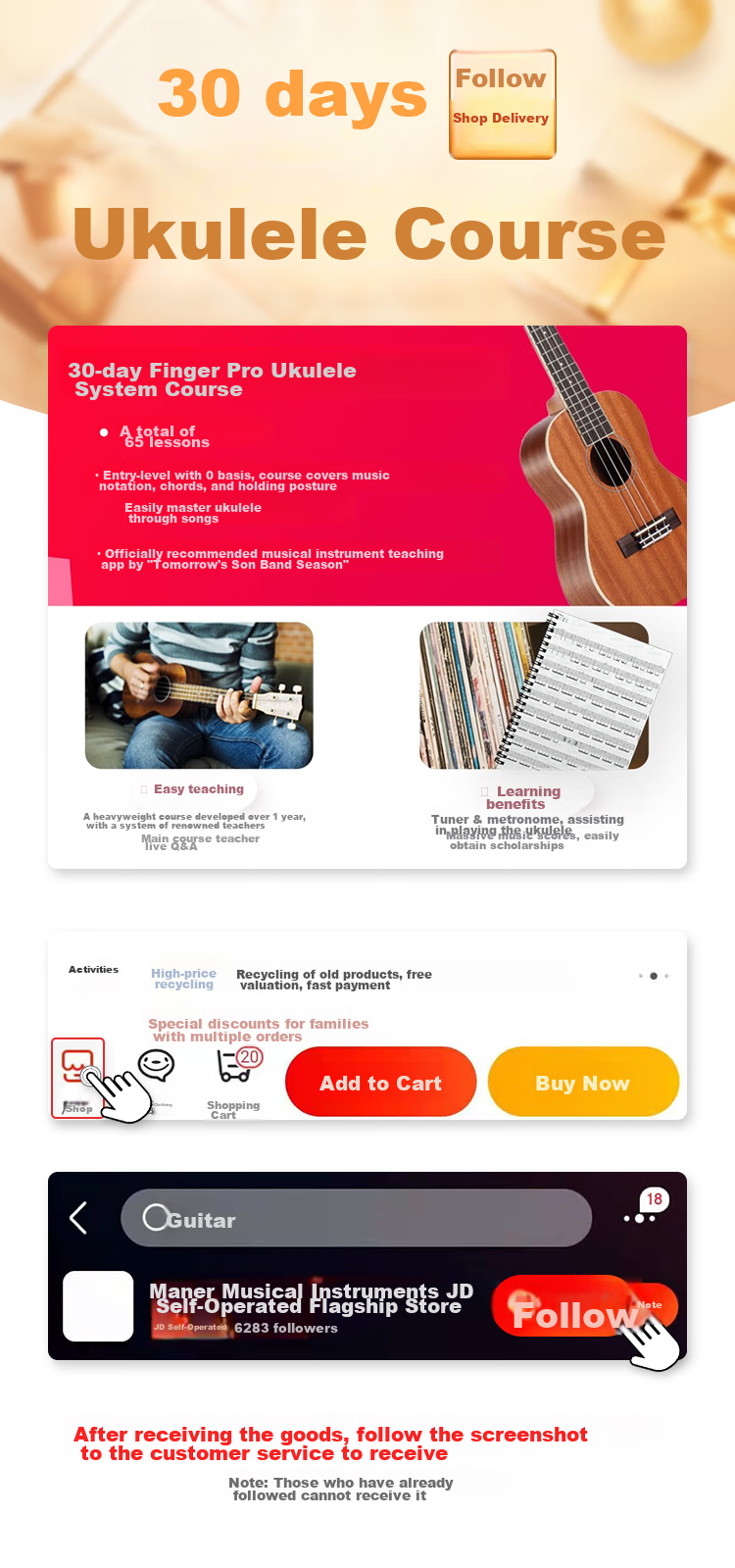 Maneryuepu Guitar Case 40 Inch 41 Inch Acoustic Guitar Bag, Wooden Guitar Thickened Waterproof Shockproof Guitar Case Guitar Backpack 1