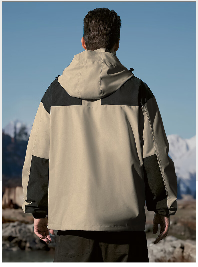 JEEP Three-In Detachable Windbreaker Jacket for Men, 2026 New Autumn And Winter Style, Windproof Outdoor Coat 27