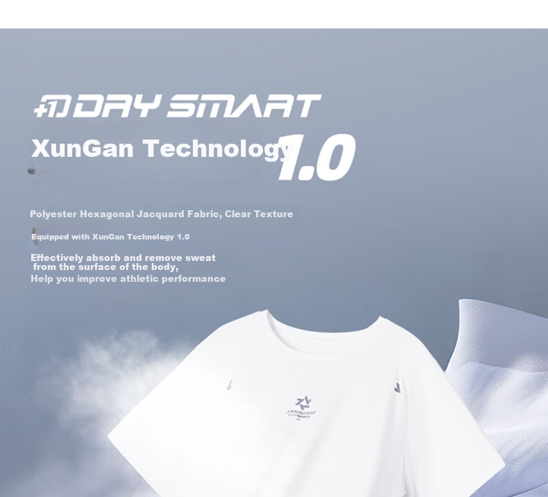 361° Men's Short-Sleeve T-Shirt, Summer Quick-Dry Sportswear, Casual Running Fitness Loose Top, Half Sleeve, 652524130-1 5