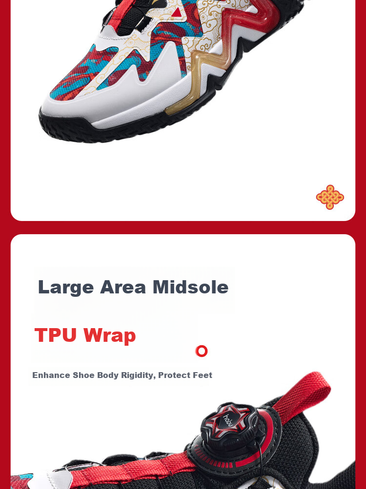 Anta Kids Boys Sports Shoes 2026 Non-slip Wear-resistant Breathable Shock-absorbing Reverse Scale Basketball Shoes A12631115 5