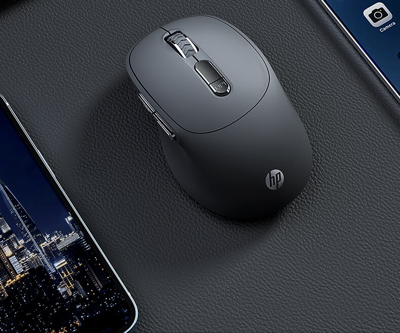 HP S1500 Pro Bluetooth Wireless Mouse Ergonomic Silent Portable Gaming Office Desktop Laptop Black Upgraded 10