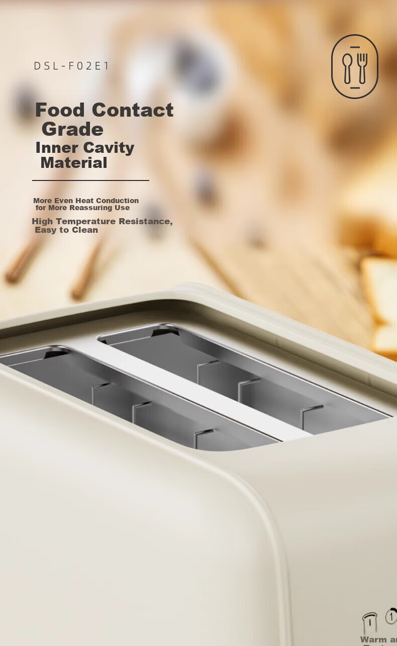 Bear Bread Toaster, Multi-Function Grill, Household Bread Maker, Sandwich Toaster, Small Automatic Toast Machine DSL-F02E1 10