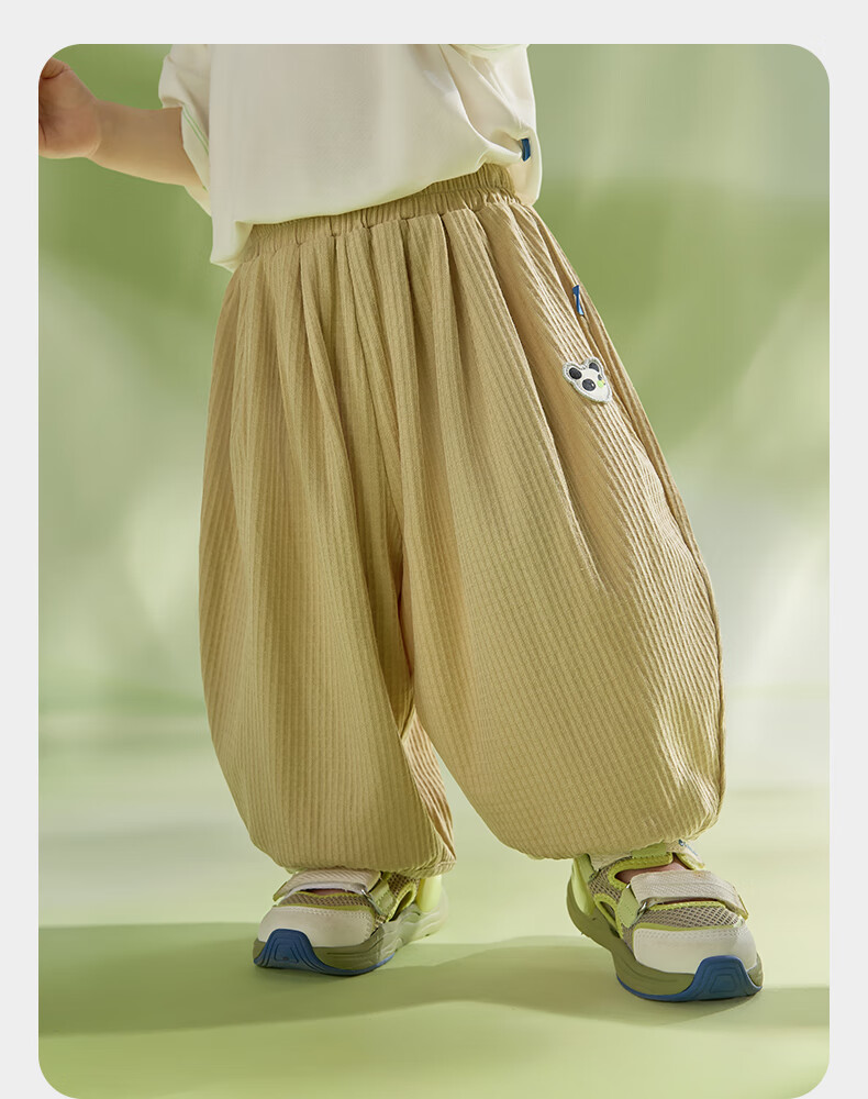Babycare Mint Children's Pants, Sports Casual Trousers, Baby Spring Outfit, Infant Cargo Pants Summer, Qiqu Gray-Brown, Size 130 18