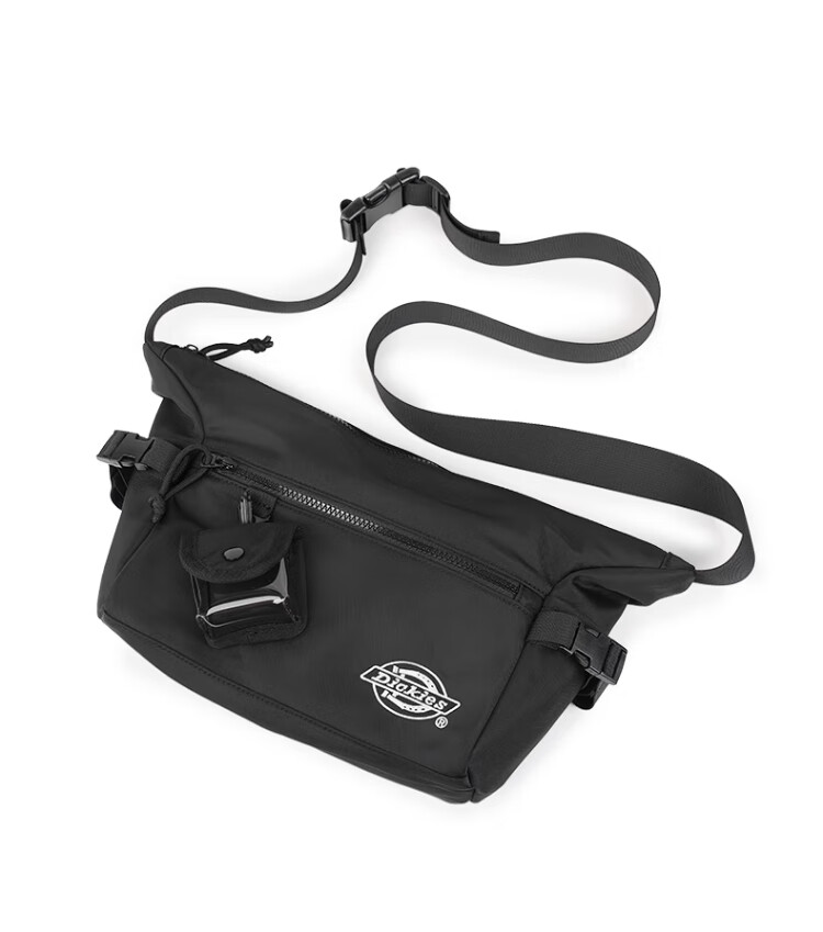 Dickies Men's Large Capacity Crossbody Bag Student Shoulder Bag Multi-Compartment Versatile Commuter Outdoor Casual Travel Sling Bag 8