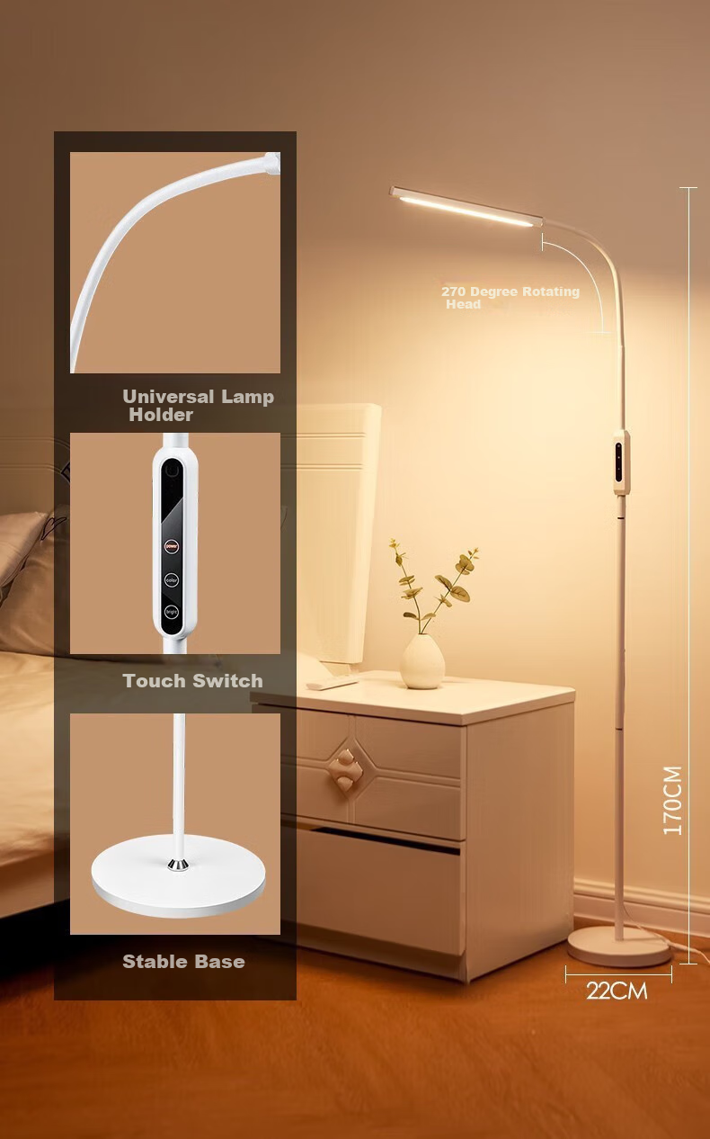 ONEFIRE Floor Lamp, Living Room Floor Lamp, Study Eye-Protection Lamp, Bedroom Bedside Lamp, Piano Lamp, Standing Reading Lamp, Study Room Lamp 14
