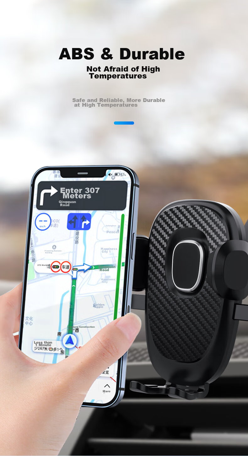 Beiteng Car Phone Holder, Rearview Mirror Mount, 720-Degree Rotation, Extendable, Car Navigation Stand, Vehicle-Mounted Bracket 5