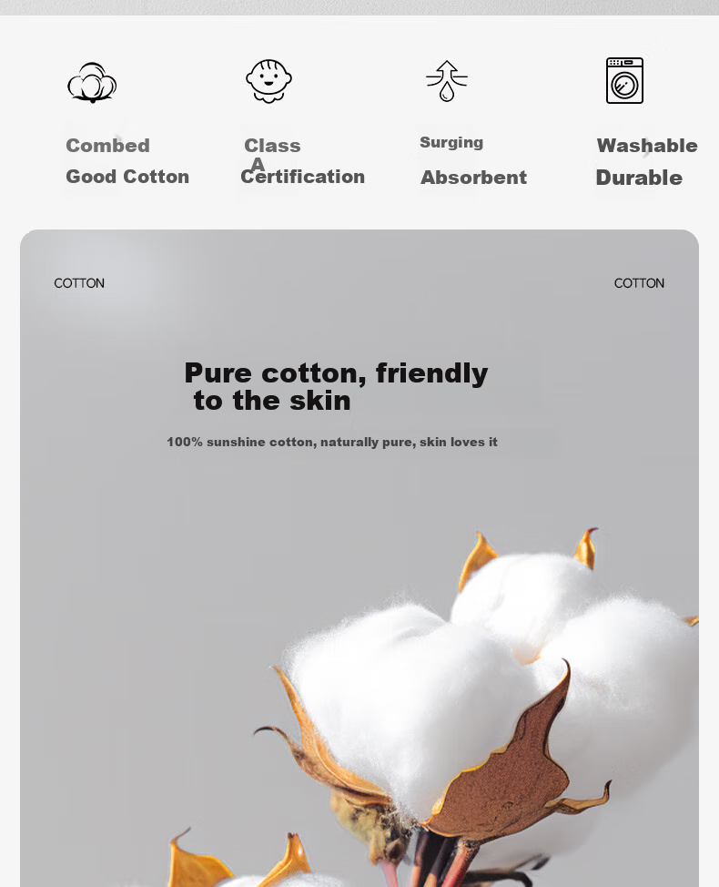 Grace Towels, Pure Cotton 2-Pack, 100% Cotton Face Towels, Lint-Free, Soft, for Men's Bathing And Sports 3