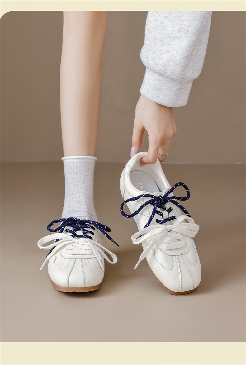 DAPHNE Women's Ballet Flats, 2026 New Spring Casual Shoes, Versatile Single Shoes, Thin-Soled Sneakers, White Shoes for Wome 5