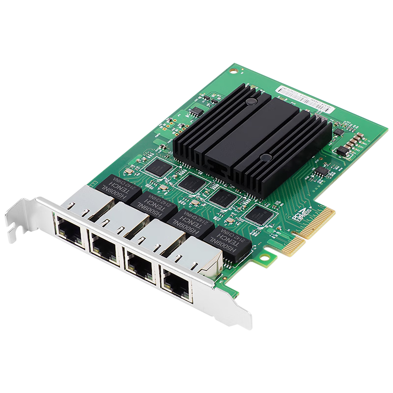 FLYBISH NA210-T4H PCIe X4 Gigabit Quad-Port Server Network Card I210-T4 Ethernet Machine Vision Industrial Camera Network Adapter Intel I210 Chip