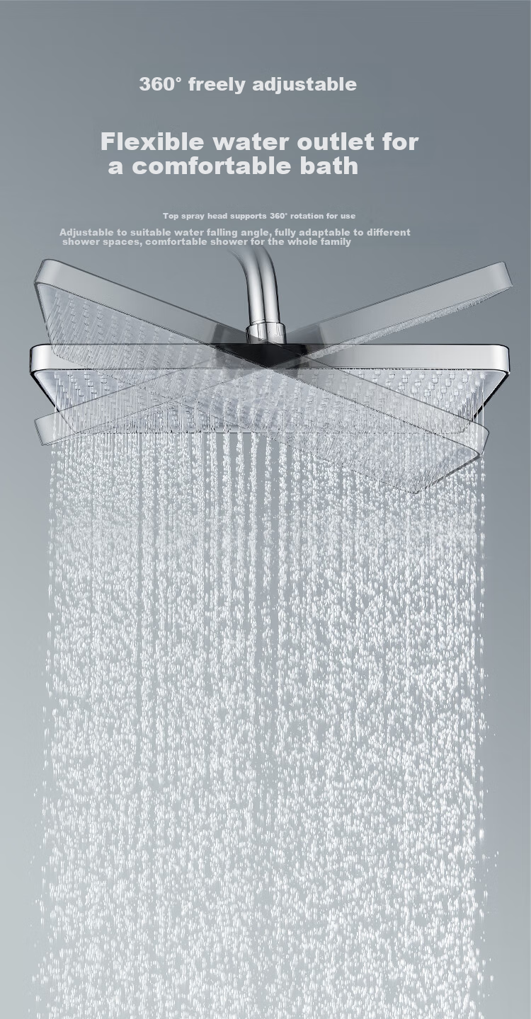 MEJUE Shower Head, Top Spray Shower Head, High-Pressure Shower Head, Single-Head Shower Head Z-05366 8