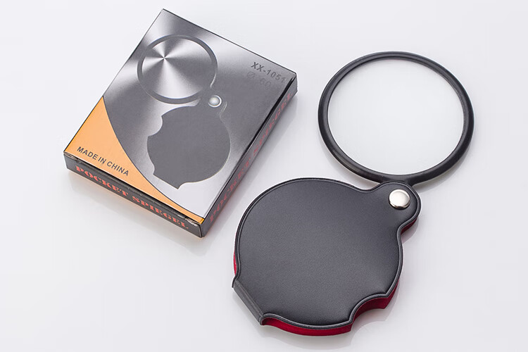 StarMICRO Portable Magnifying Glass for Elderly Reading, Pocket Magnifier, 60MM, Carry-On for Office Use, Reading Newspapers And Instructions 6