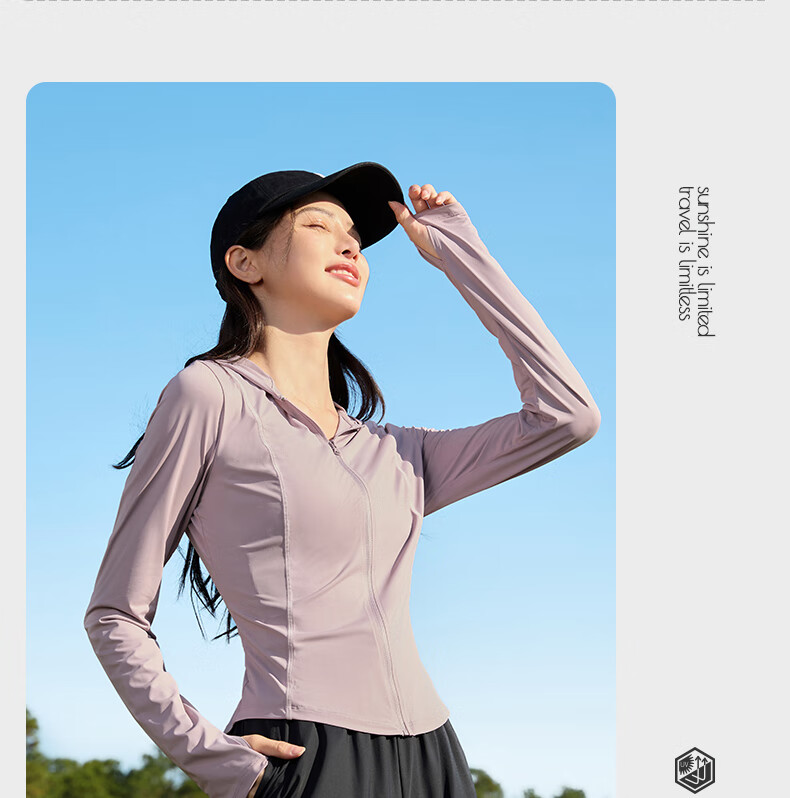 361° Women's Summer Sunscreen Jacket UPF100+ UV Protection Slim Outdoor Sports Coat 662624606-6 30