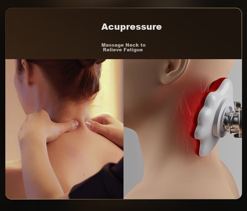 Westinghouse BXmini Waist Massager Massage Cushion Shoulder Neck Waist Back Full Body Massager Red Light Heat Therapy Lumbar Support Birthday Gift for Wife Girlfriend Starry Gray 16
