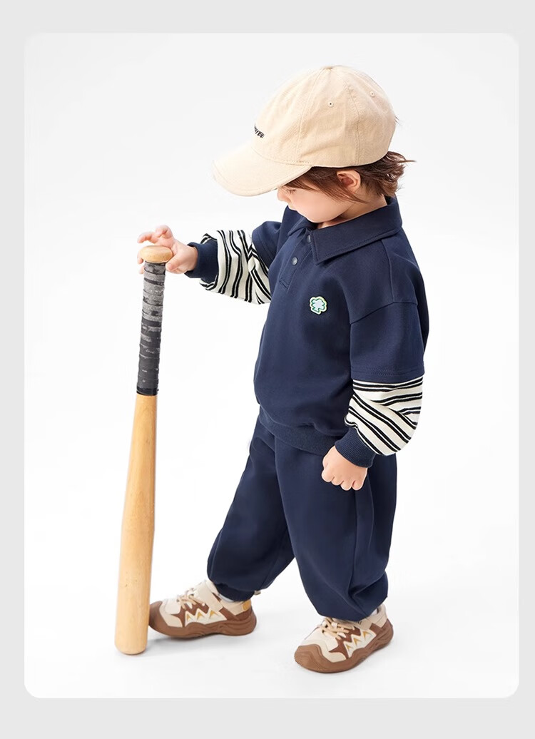 Ciciibear 2025 Spring New Baby Boys' Sports Sweatshirt Children's Stylish Top Set 21