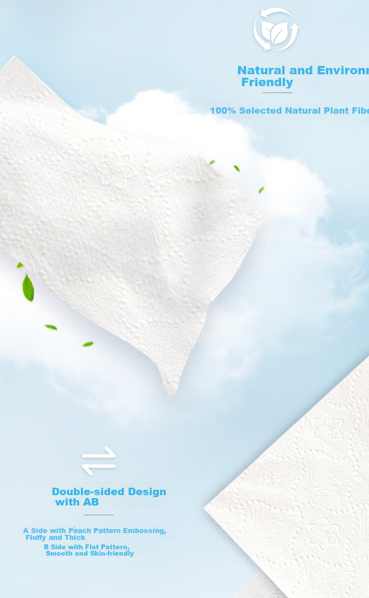 Nepia Premium Facial Cleansing Wipes, 70 Sheets*8 Packs, Pull-Out Hanging Type, Disposable Facial Wipes, Extra Large And Thick Face Towels 3