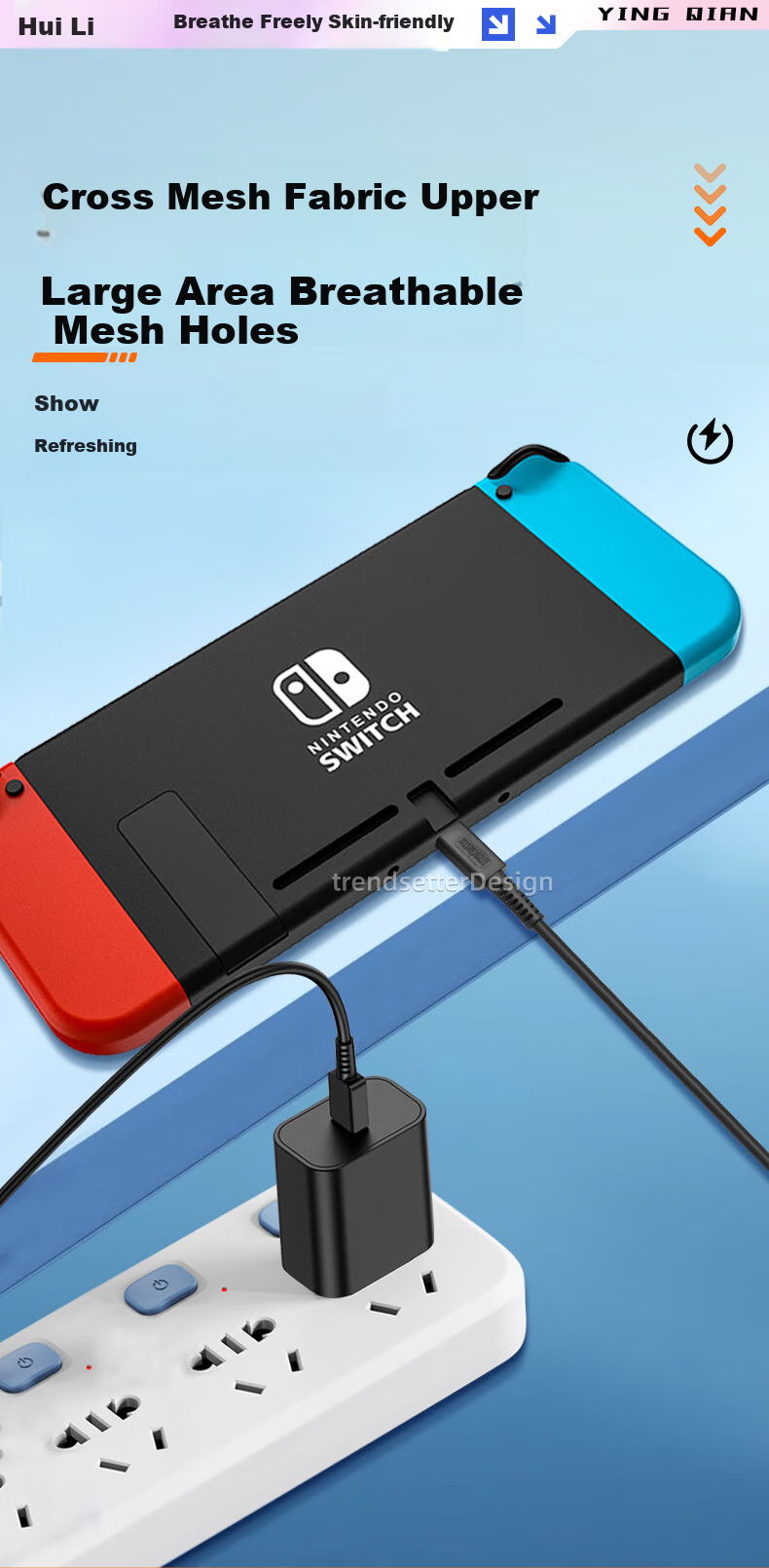 Yingqian, Suitable for Nintendo Switch Pro Controller Type-C Cable, Eight-Port Data Cable, 8BitDo SN30 M30 Pro 2 Charging Cable, 1.5 Meters 3