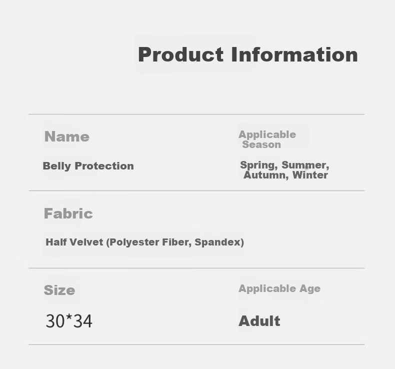 Fumantu Belly Warmer, Protects Abdomen And Warms Waist And Stomach, Prevents Cold, for Adults And Pregnant Women, Thick Belly Warmer, Sleeping Waist Support Belt 2