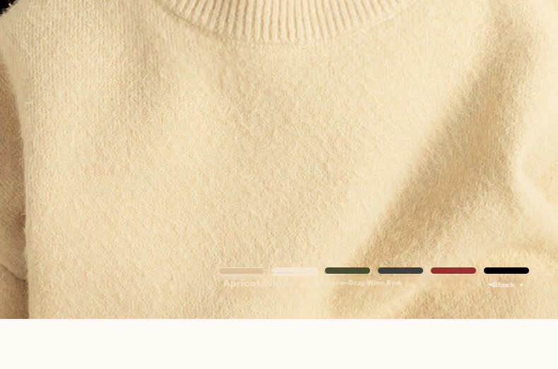 GENIOLAMODE Fleece-Lined Sweater for Men, Winter 2026 New Style, Thickened Round Neck, Warm Base Layer, Inner Wear Knitted Cashmere Sweater for Me 8