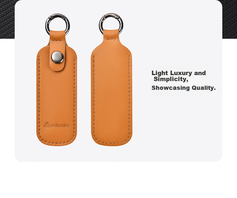 DiyiGongfang Genuine Leather USB Flash Drive Storage Case, Anti-Loss Shell, Suitable for SanDisk, Kingston, Gopro, Hikvision, USB Drive And U-Shaped Case, Cowhide Leather Business Portable Keychain Pendant Protective Cover 2