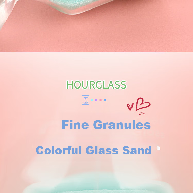 Jidukongjian Creative Macaron Sandglass Ornament, 30-Minute Timer, Graduation Season Birthday Gift, Study Prize, Student Stationery 4