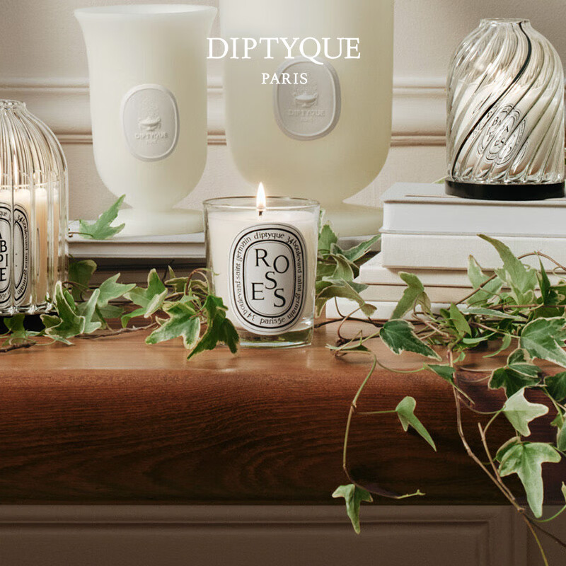 Diptyque Rose Scented Candle 190g Floral Fragrance Bedroom Candle Christmas Gift for Girlfriend