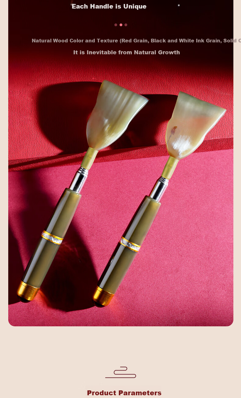Chaojun Natural Ox Horn Back Scratcher, Self-Massage Tool, Extendable, Portable, Multifunctional, Massage Device, Gift for Mid-Autumn Festival, Practical Present for Parents, Elders, And Clients 12