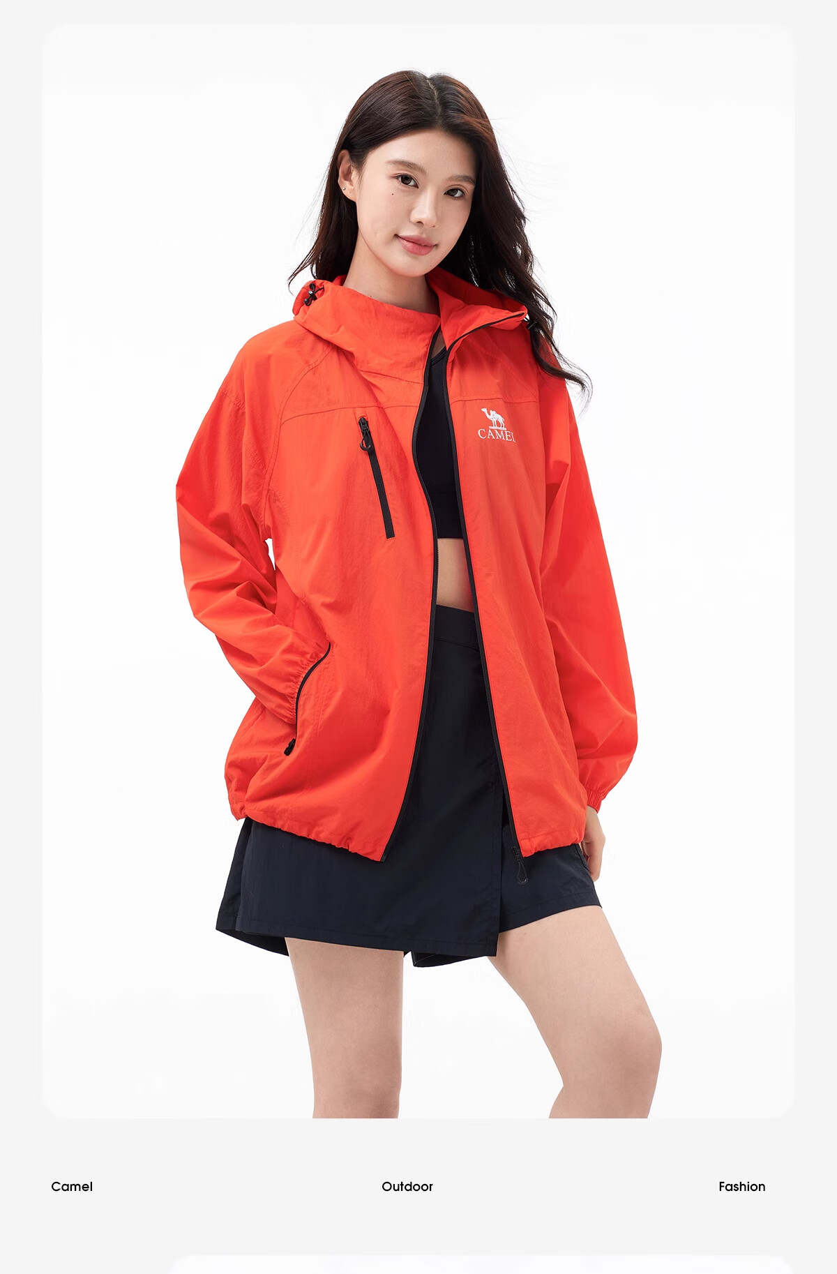 CAMEL Mukguang Outdoor Original Yarn Sun Protection Jacket Unisex 2025 Summer UV Protection Lightweight Breathable Coat L 22