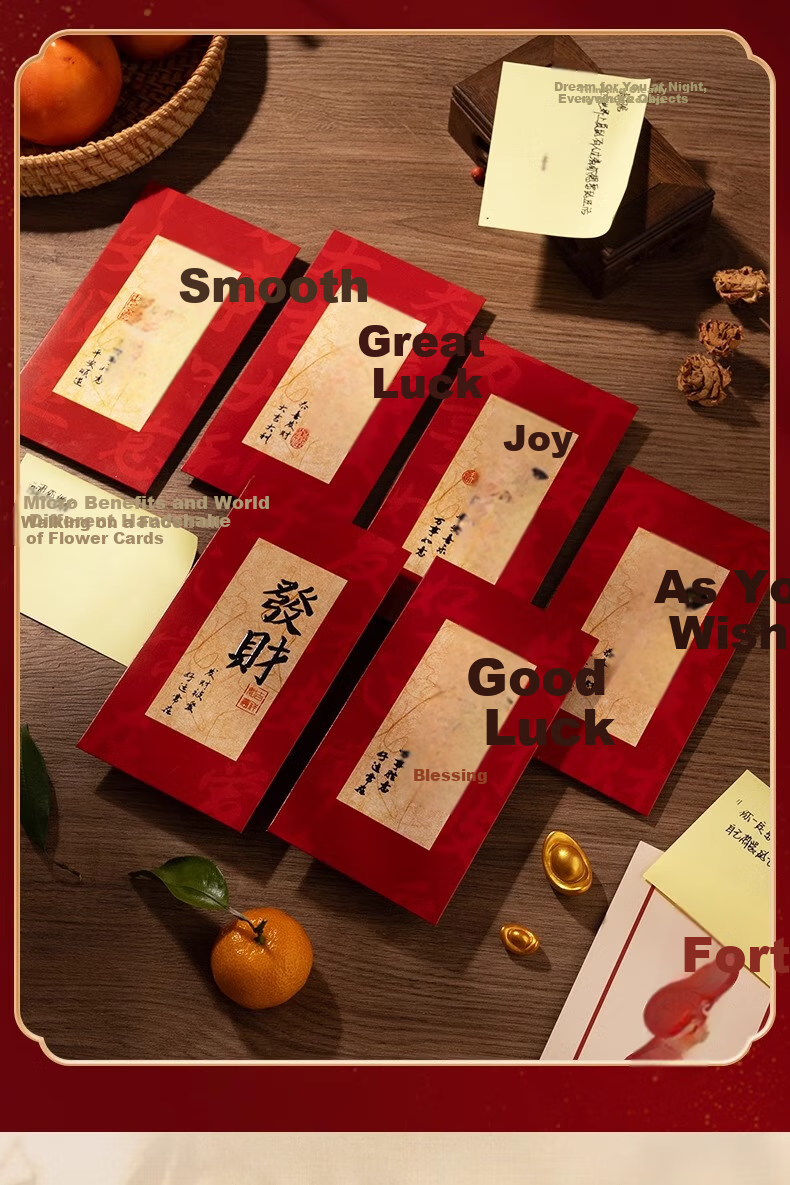 Jiamo 2026 New Creative New Year Red Packet, Horse Year God Blessing, New Year Greeting, Housewarming Celebration, Personalized New Spring Festival Housewarming 7