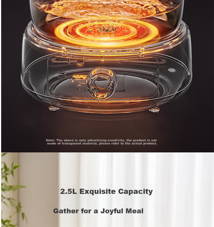Joyoung Household Detachable Electric Hot Pot for Stir-Frying, Boiling, Braising, Frying, And Grilling Multi-Functional Pot HG25-G211 5