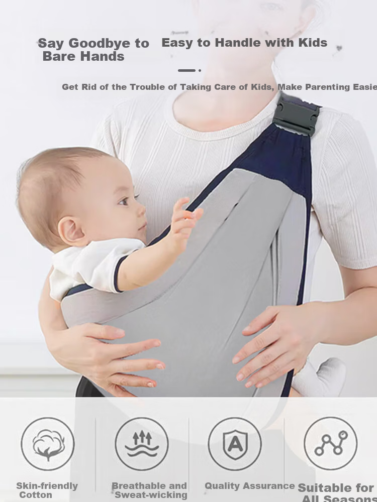 9I9 Baby Carrier, Front And Cross-Carrier Dual-Use, Outdoor Use for Infants, Newborn Baby Carrying Aid, Multifunctional All-Season A75 2