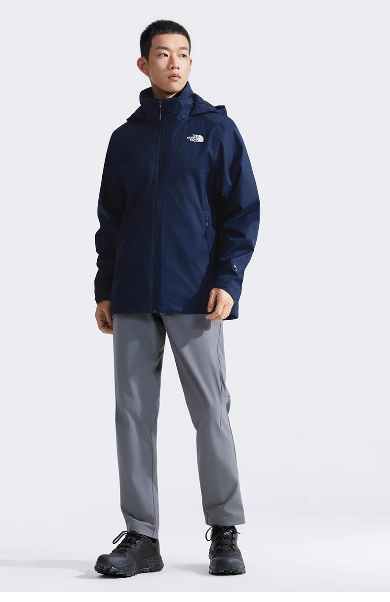 The North Face Men's Outdoor Comfortable Waterproof Breathable Jacket 8EXR Black/JK3 XXL 3