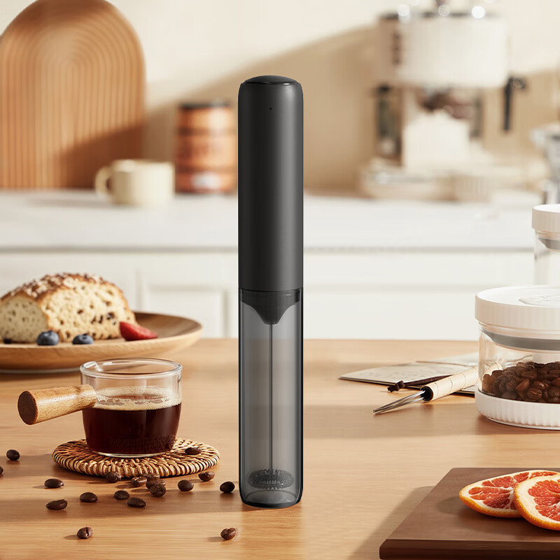 CLITON Electric Milk Frother and Whisk with Storage, Coffee Foam Maker, Handheld Mixer, Egg Beater