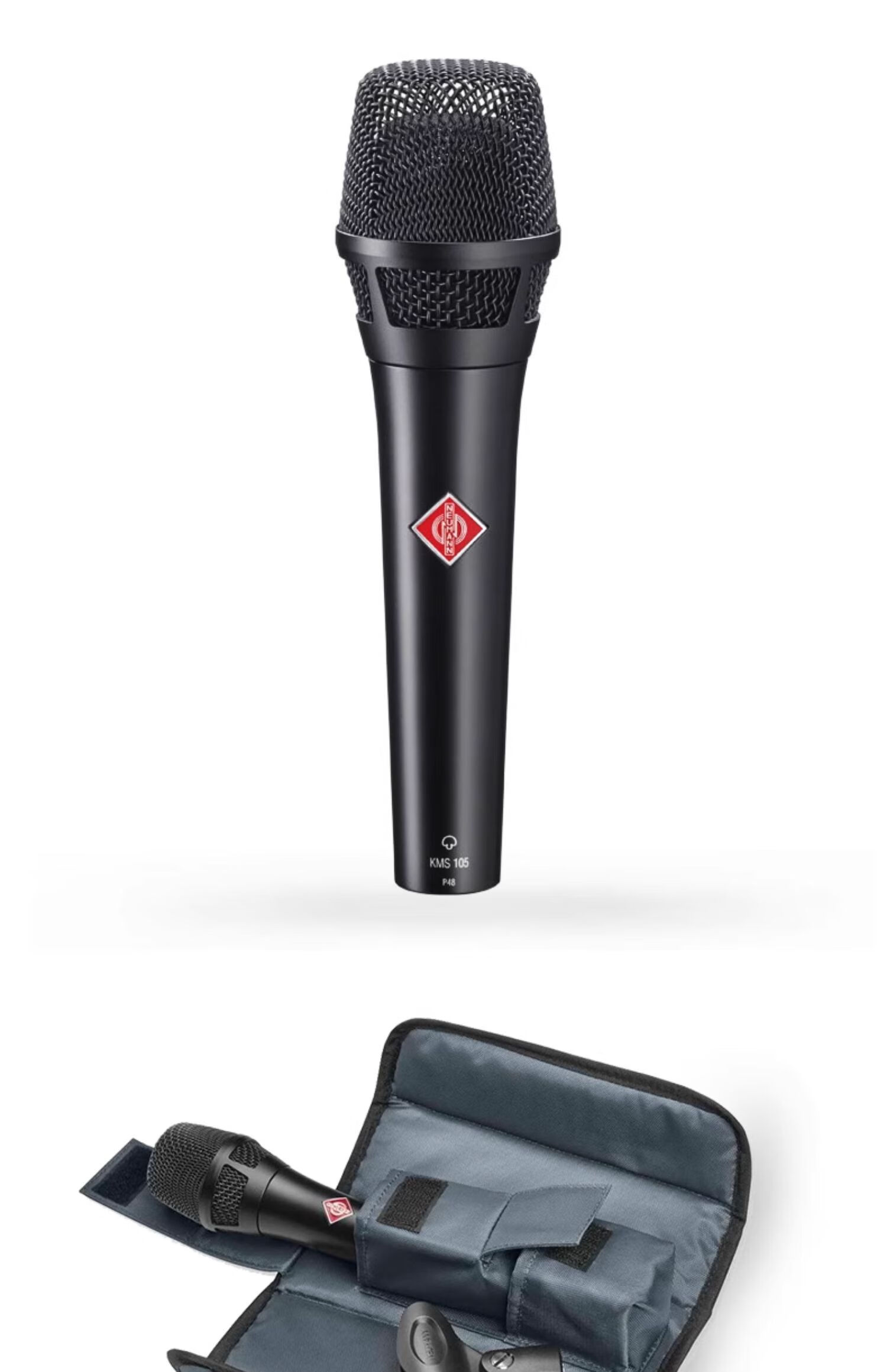 NEUMANN German Imported KMS105 Live Microphone, Professional Condenser Handheld Wired Microphone for Streamers, Singers, Live Stage Performances, Singing, Neumann Microphone with Noise Reductio 13