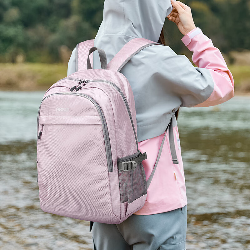 GOLF Foldable Backpack for Men And Women, Water-Resistant Outdoor Travel Sports Bag, Lightweight Student Schoolbag