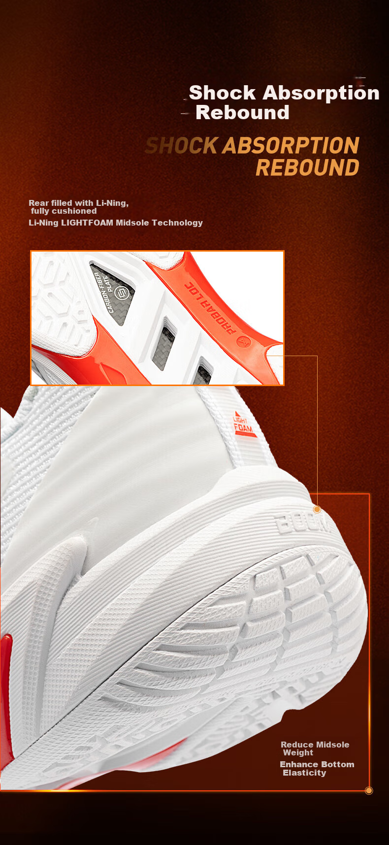 Li-Ning Badminton Shoes, Zhanji 2.0, Unisex Professional Badminton Shoes, Balanced Performance, Anti-Twist And Shock-Absorbing 3