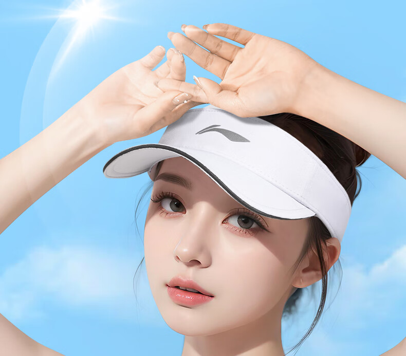 Li-Ning Unisex Mesh Top Cap Spring Summer Tennis Marathon Running Outdoor Sun Protection Hiking Black Hat 2