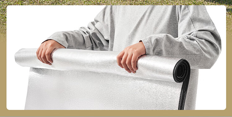 JD Original Colored Film Moisture-Proof Mat, Outdoor Picnic Mat, Grass Tent Moisture-Proof Ground Mat, Yellow And White Checkered Pattern, 150*200cm 10