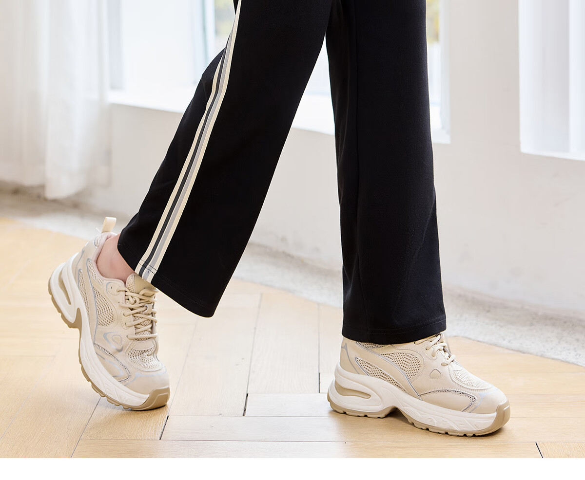 Halo Queen Casual Wide-Leg Pants for Women with Side Stripes Design, High-Waisted Loose Straight-Leg Trousers for Petite Figures H143K2003 4