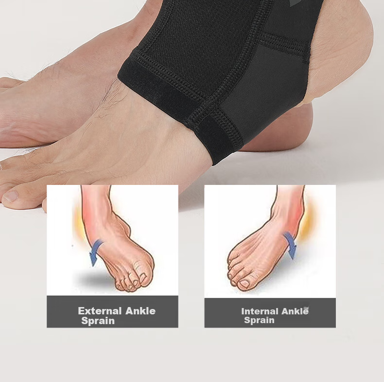 ANTA Ankle Brace, Foot Support, Prevents Sprains, Post-Injury Fixation, Supports Basketball Sports Ligament Injury, Lightweight, Black, Size L 7