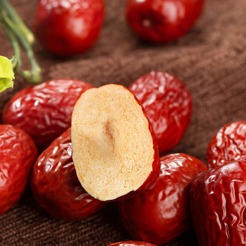 楼兰丝路灰枣500g*2袋 红枣蜜饯果干 新疆若羌一级枣休闲零食枣子