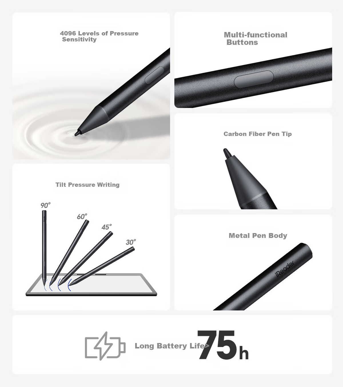 IReader [Ocean4/5C Series Exclusive] Pencil Capacitive Stylus 2